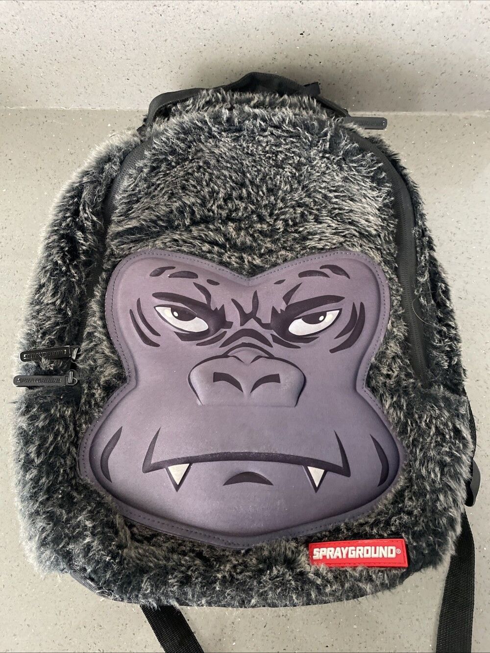 Sprayground Lil Gorilla Face Backpack Y2K Ape Rare Streetwear